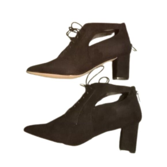 Comfort View Women's Size 8W Fatima Black Faux Suede Boots - NWOT - Picture 1 of 7